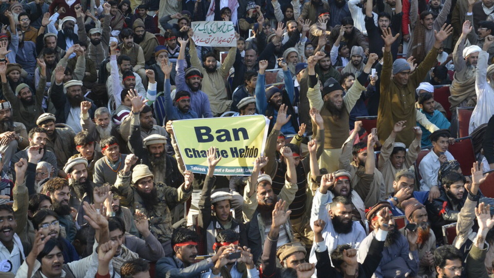 Proteste Pakistan contra Charlie Hebdo