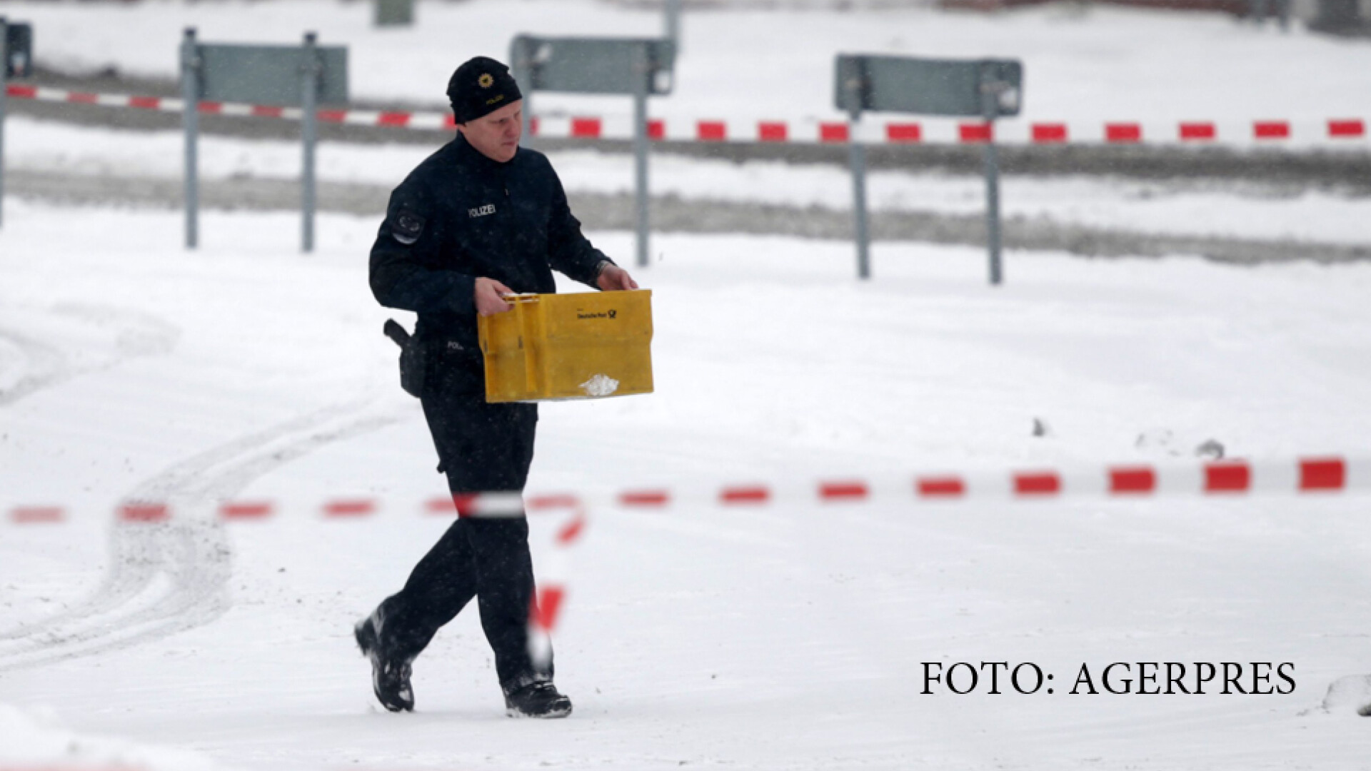 politist german cu pachet suspect in brate la Cancelaria din Berlin