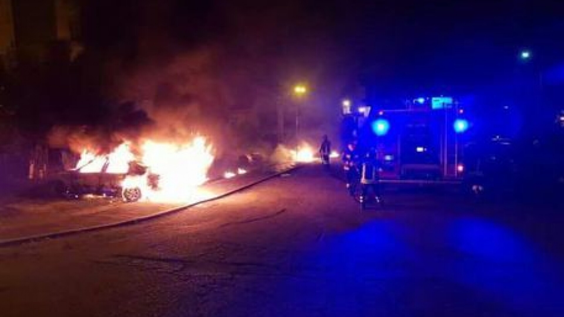 masina incendiata Bisignano