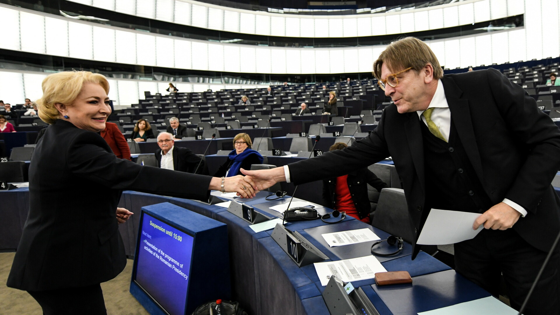 Viorica Dancila, Guy Verhofstadt