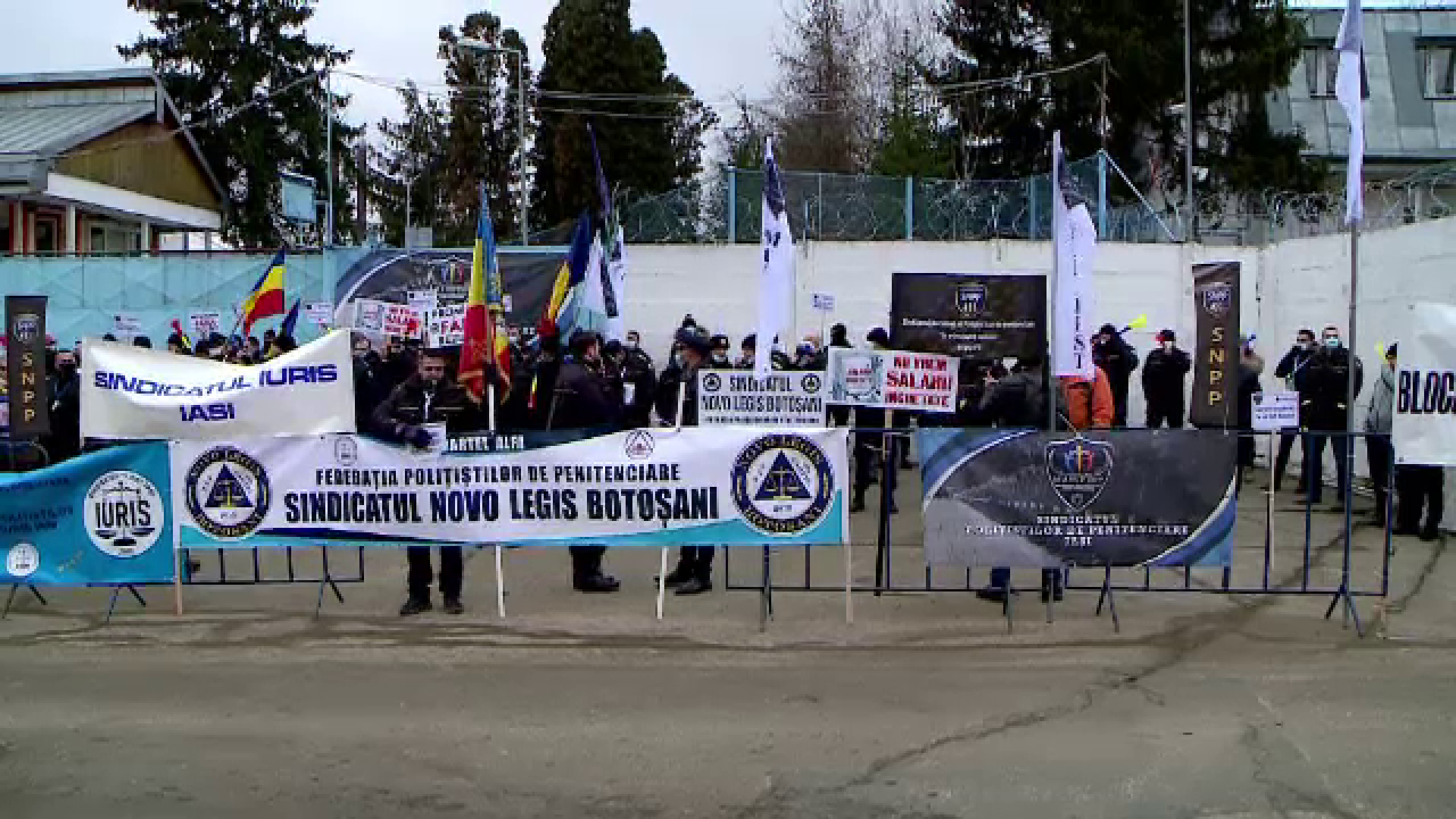 Protest penitenciar iasi