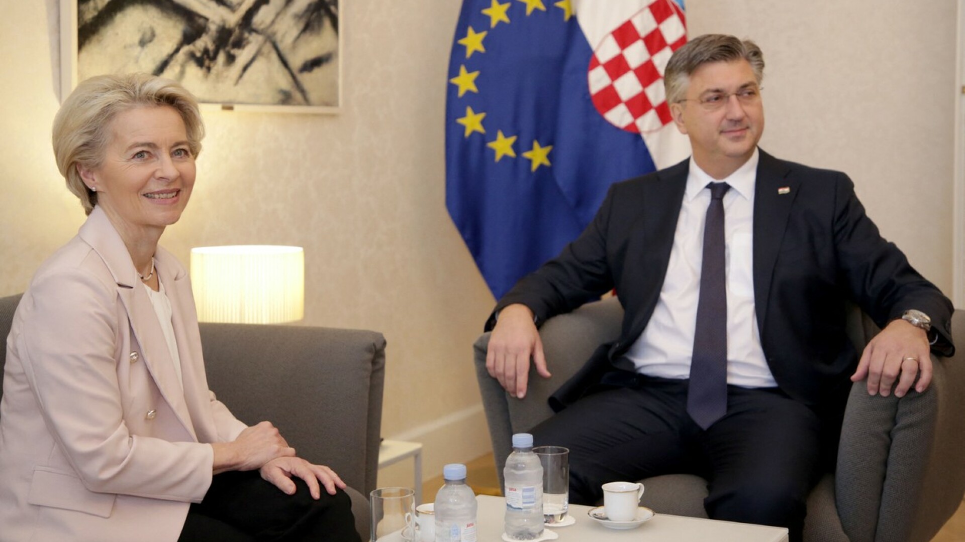 ursula von der leyen, andrej plenkovic