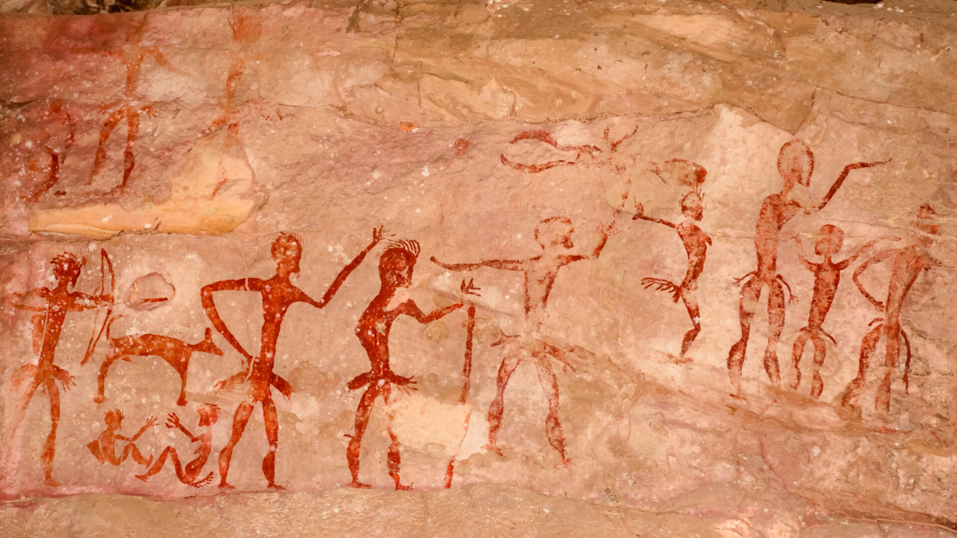picturi rupestre peșteră