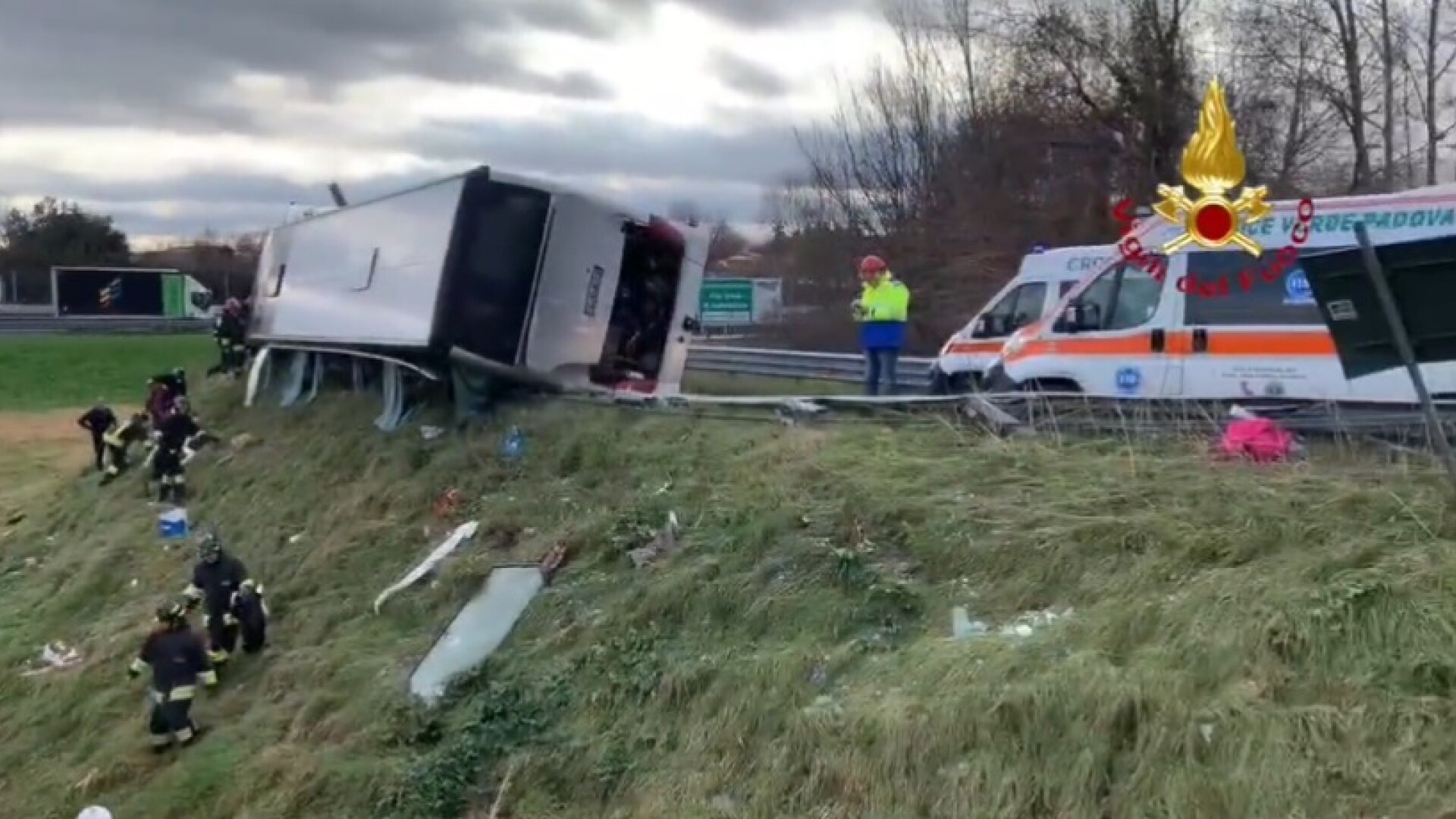 accident italia autocar romani