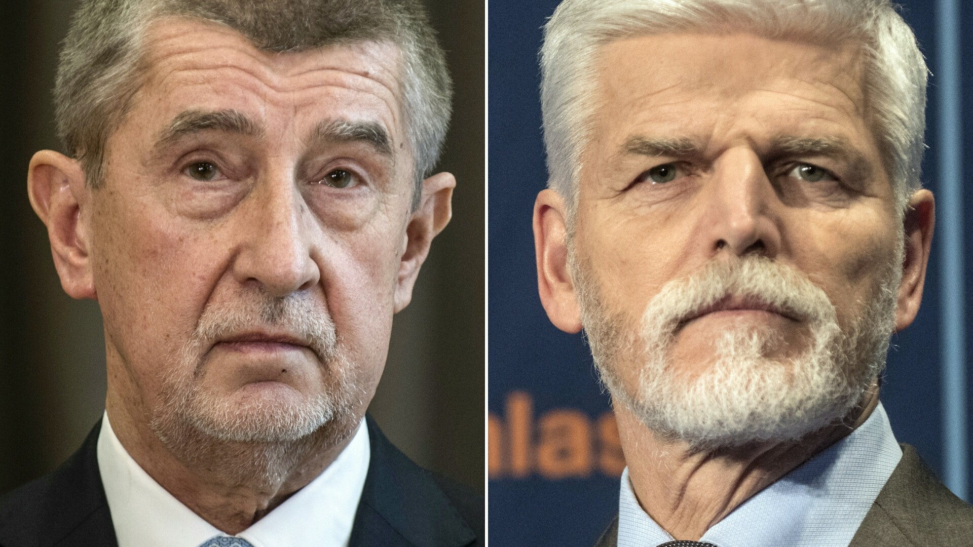 Andrej Babis si Petr Pavel