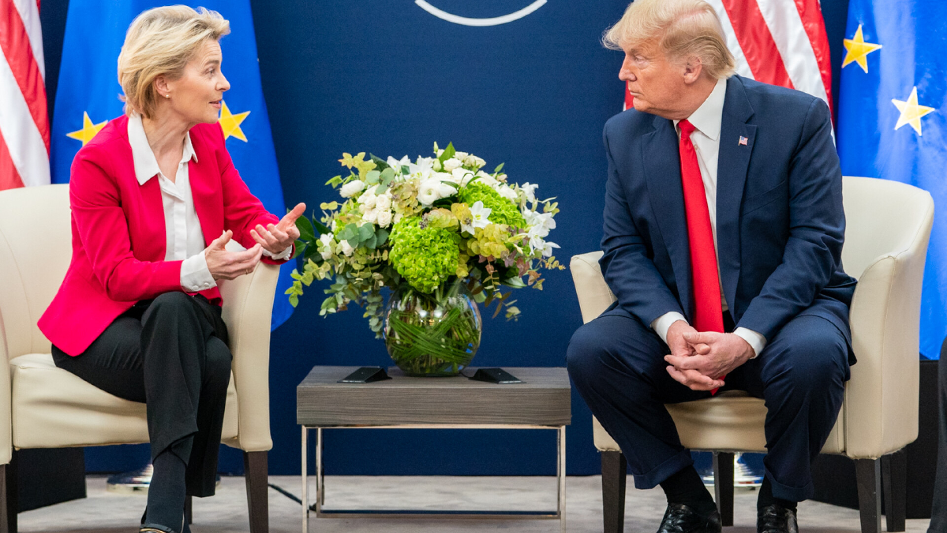 Donald Trump si Ursula von der Leyen