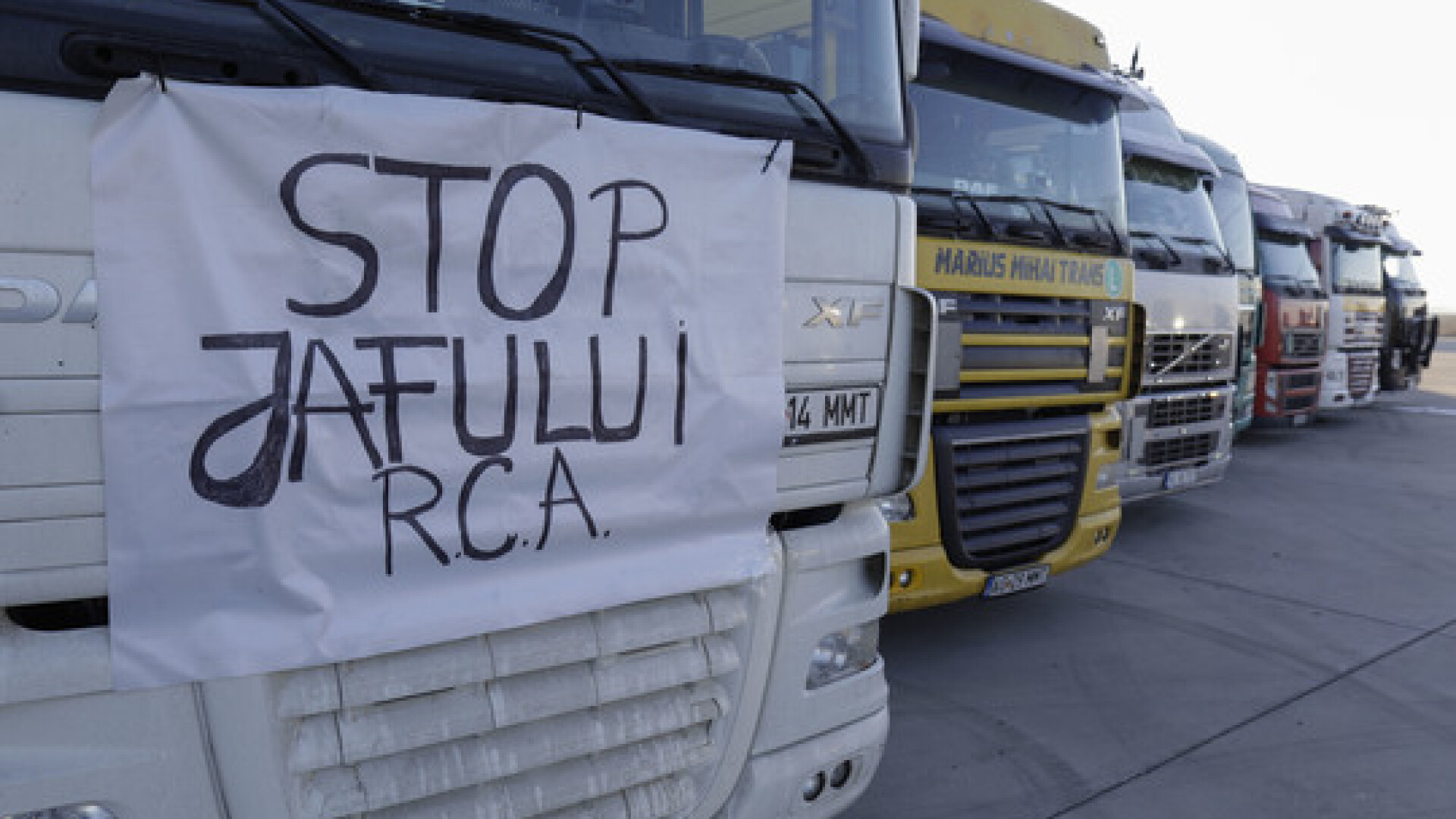 Protestul transportatorilor