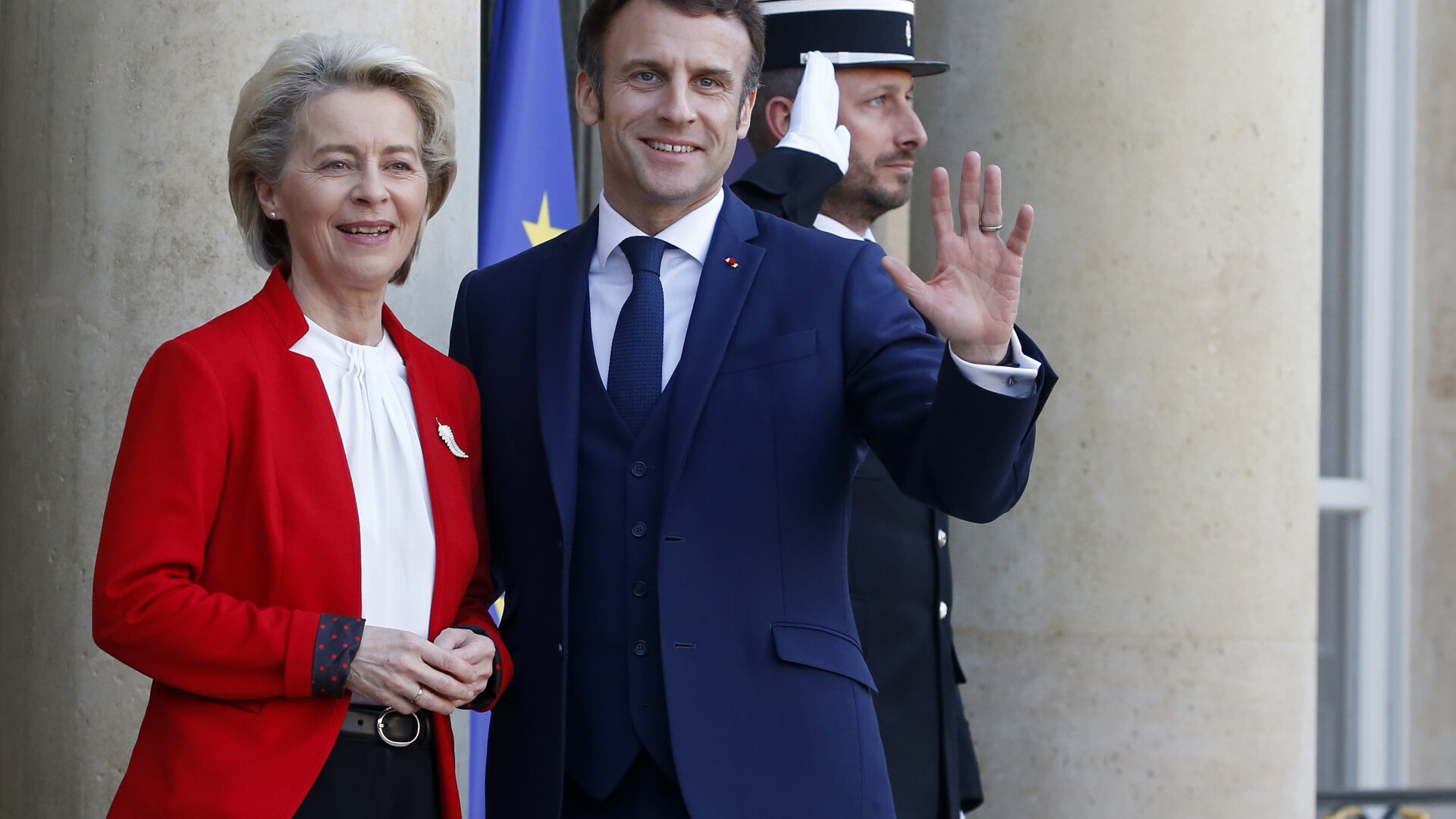 Emmanuel Macron și Ursula von der Leyen