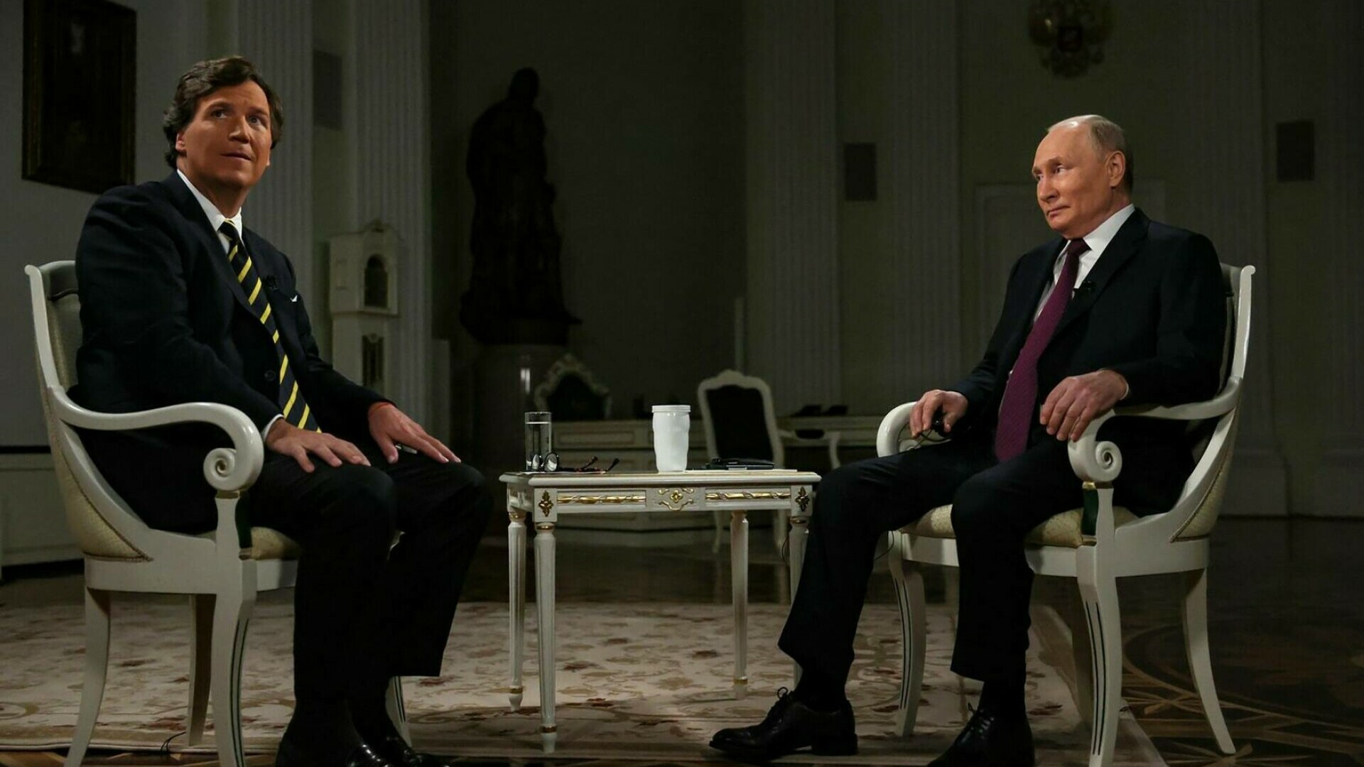 Tucker Carlson, Vladimir Putin, interviu, moscova
