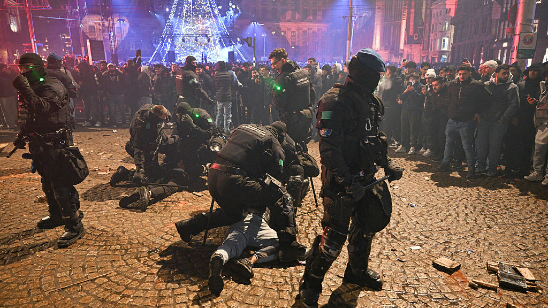 violente anul nou olanda