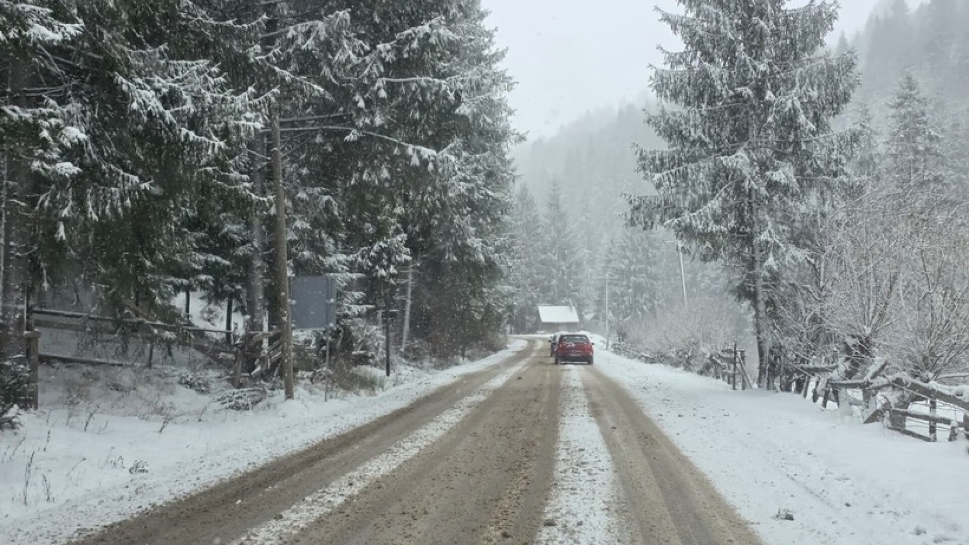 Zeci de mii de famili din județul Alba au rămas fără energie electrică din cauza viscolului. Turiști blocați pe drumuri