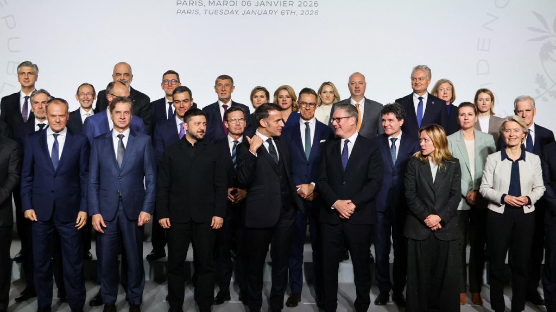 Summit la Paris despre pacea din Ucraina: România nu trimite trupe, Franța și Marea Britanie se declară dispuse să intervină