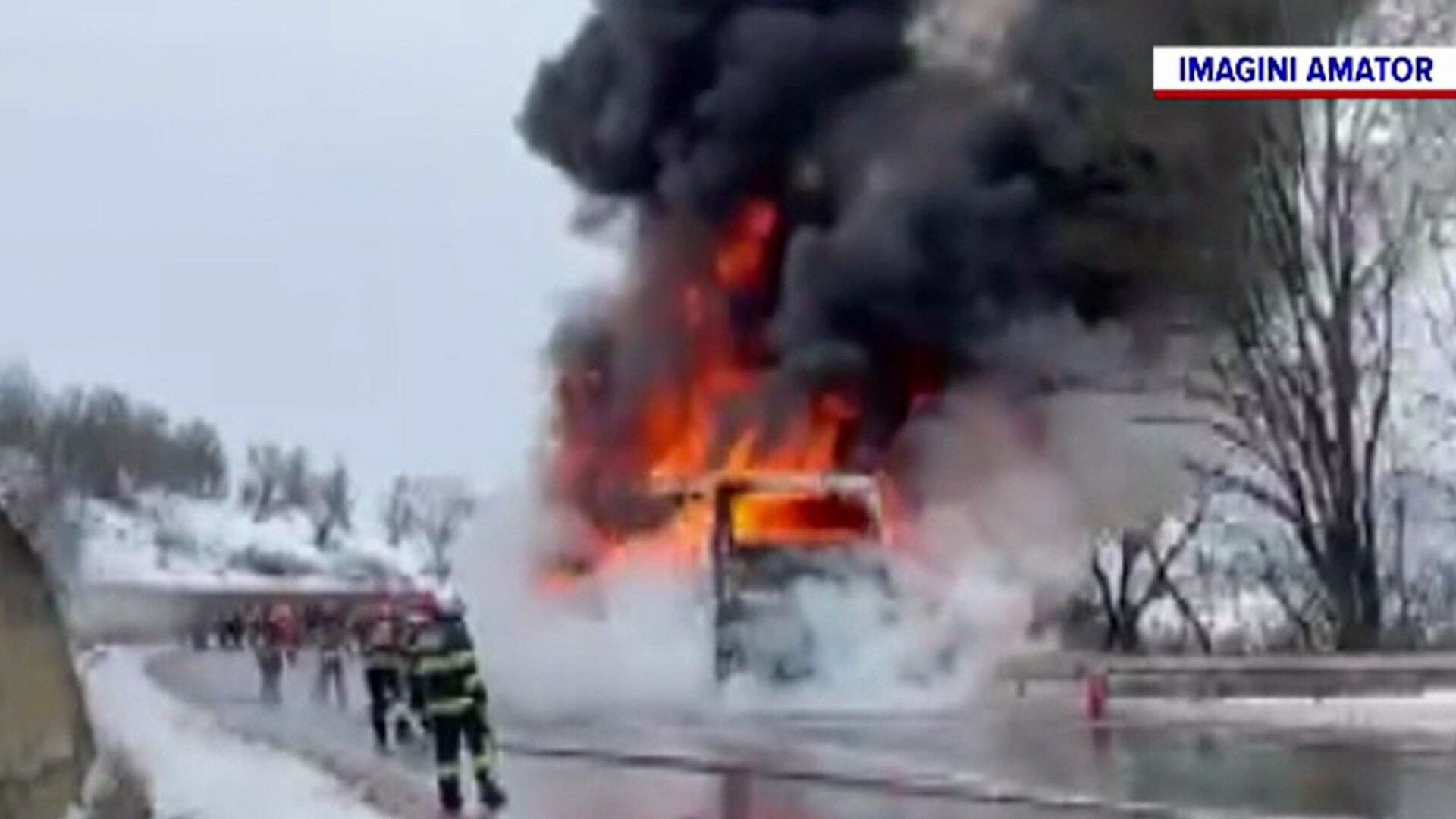 Cum au reușit pasagerii români să se salveze din autocarul care a luat foc în Mureș: „Așa ceva n-am văzut în viața mea”