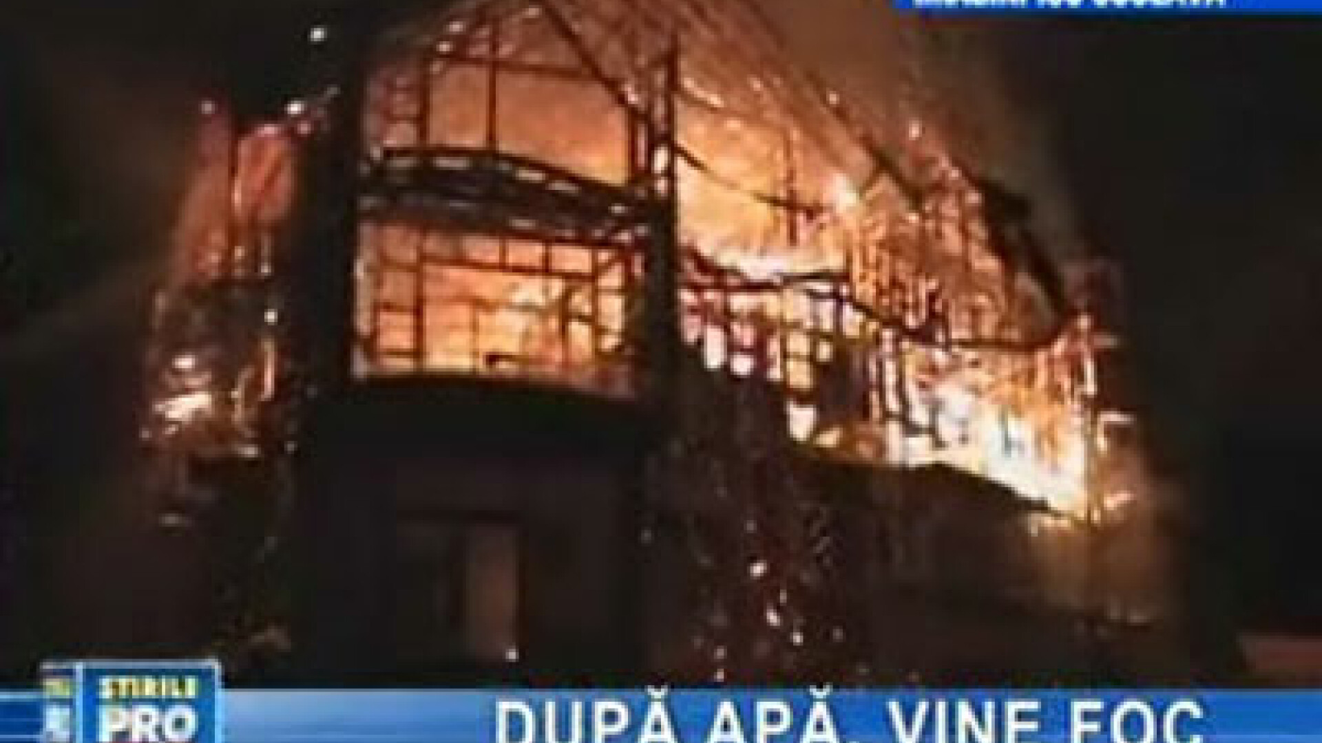 Incendiu la un motel din Suceava