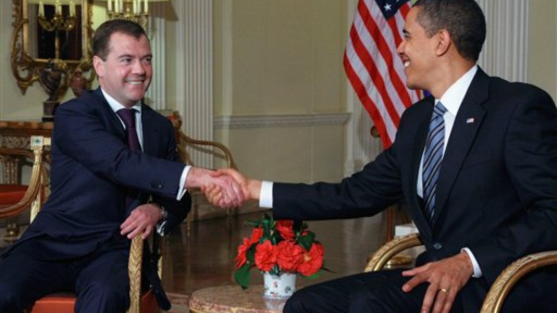 Obama si Medvedev