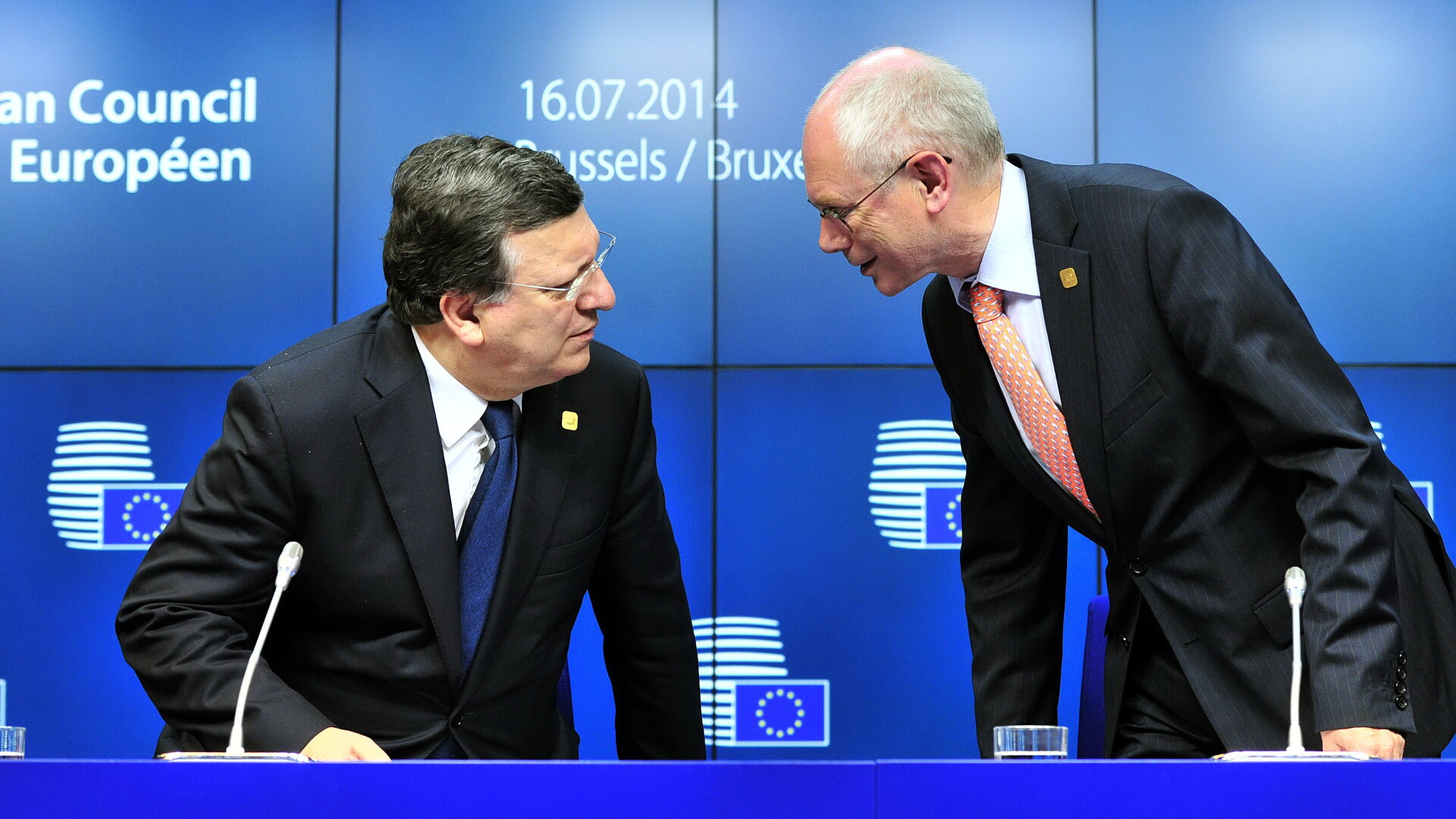 Jose Manuel Barroso si Herman Van Rompuy