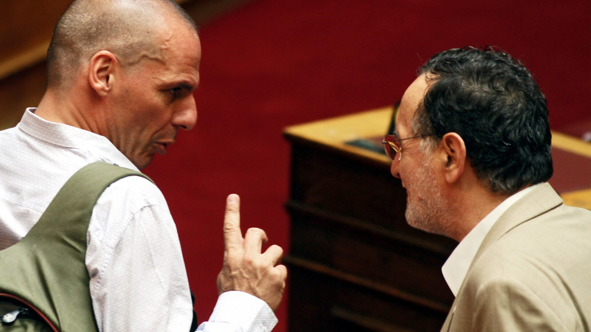 Yanis Varoufakis, Panagiotis Lafazanis - AGERPRES