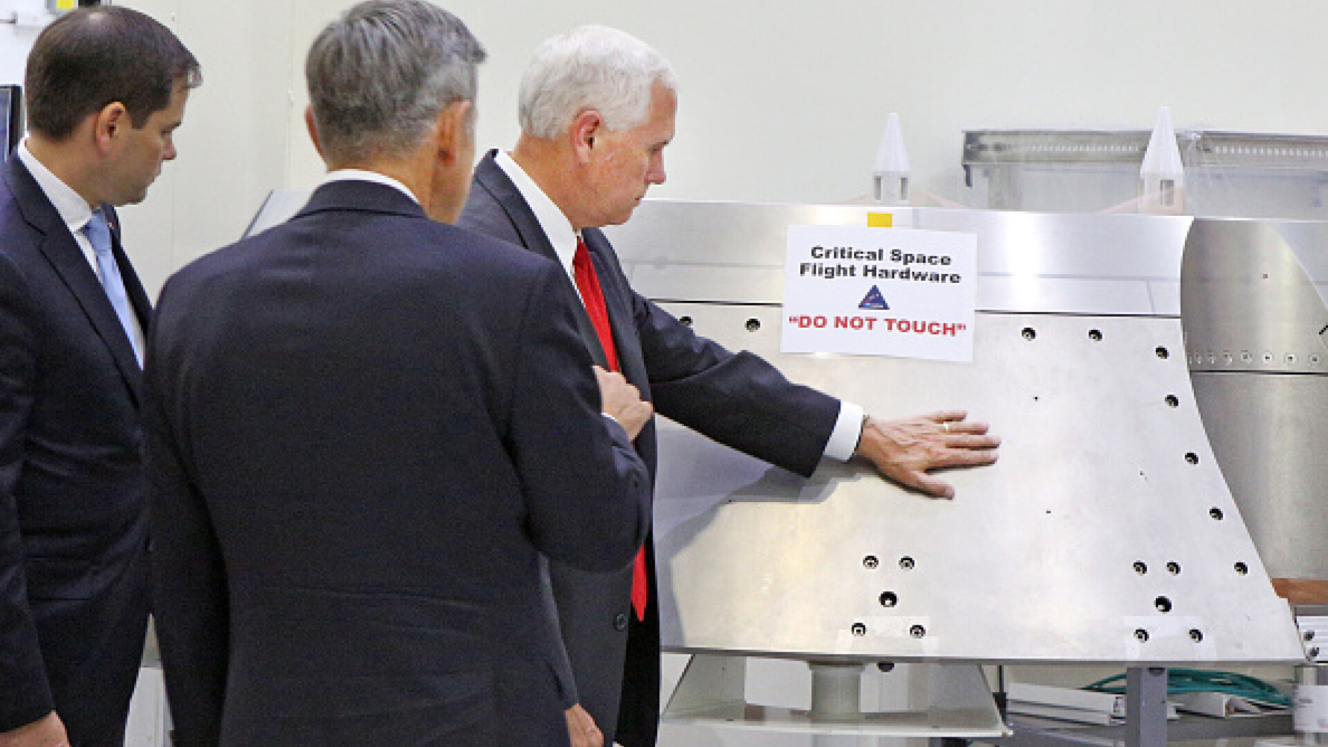 Vicepresedintele american Mike Pence NASA