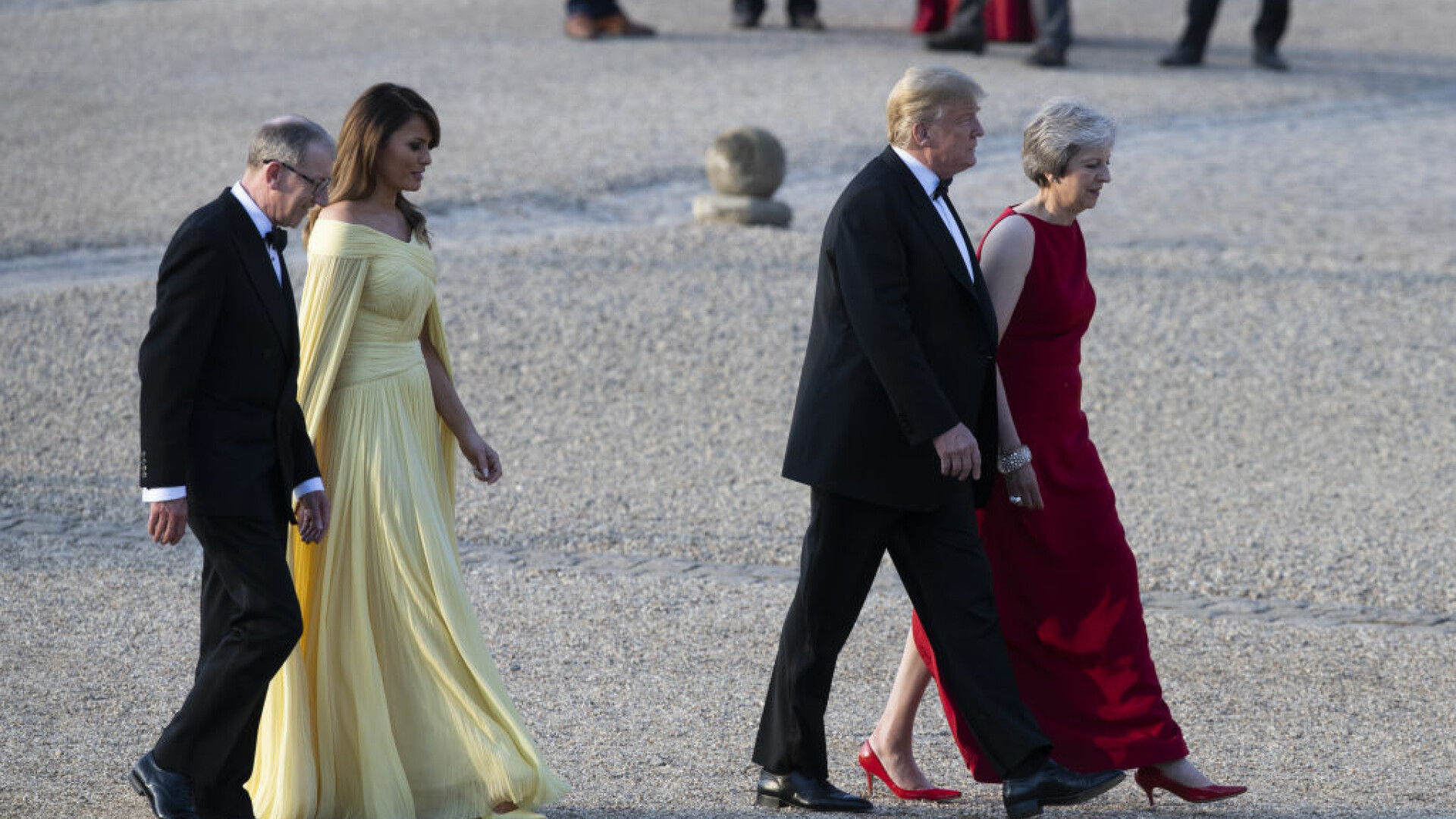 Donald și Melania Trump, în vizită în Marea Britanie