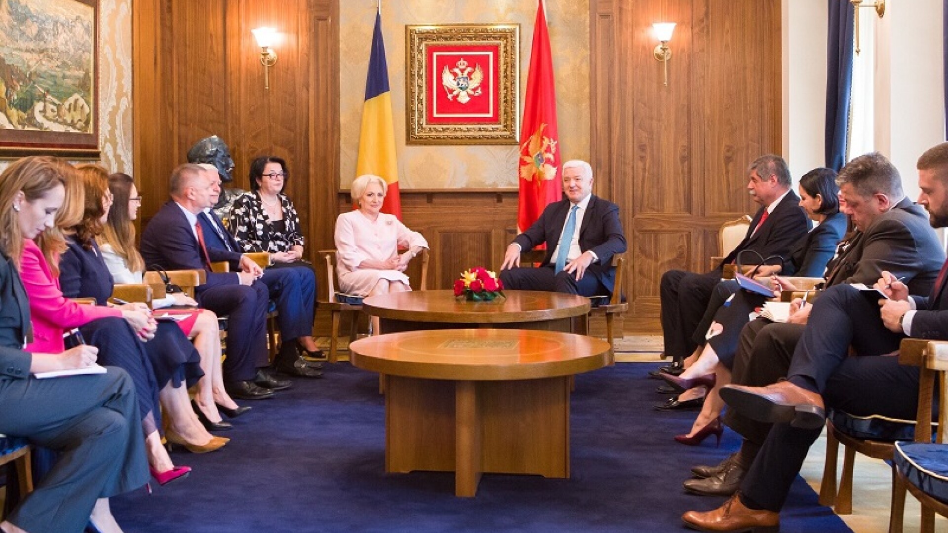 Intrevederea prim-ministrului Viorica Dăncilă cu premierul muntenegrean Duško Marković