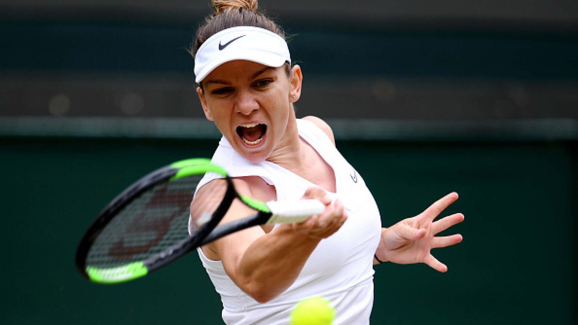 Halep - Zhang la Wimbledon - 10