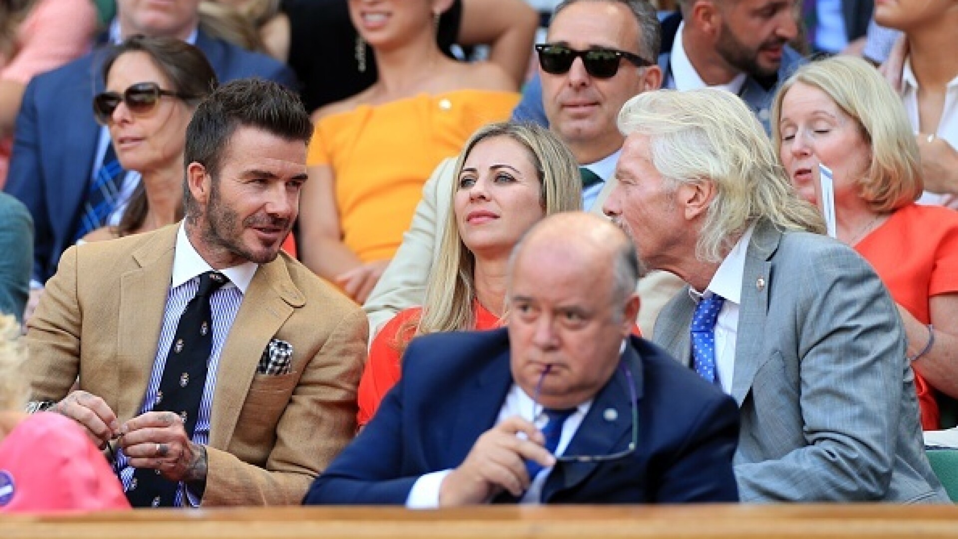 David Beckham și miliardarul Richard Branson