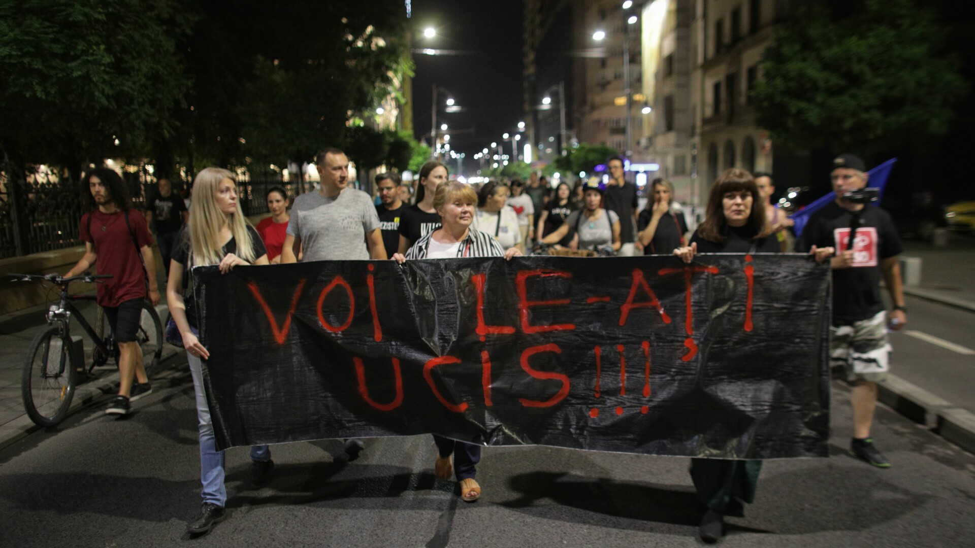 Protest in Piata Victoriei, dupa publicarea stenogramelor de la 112 cu Alexandra - 5