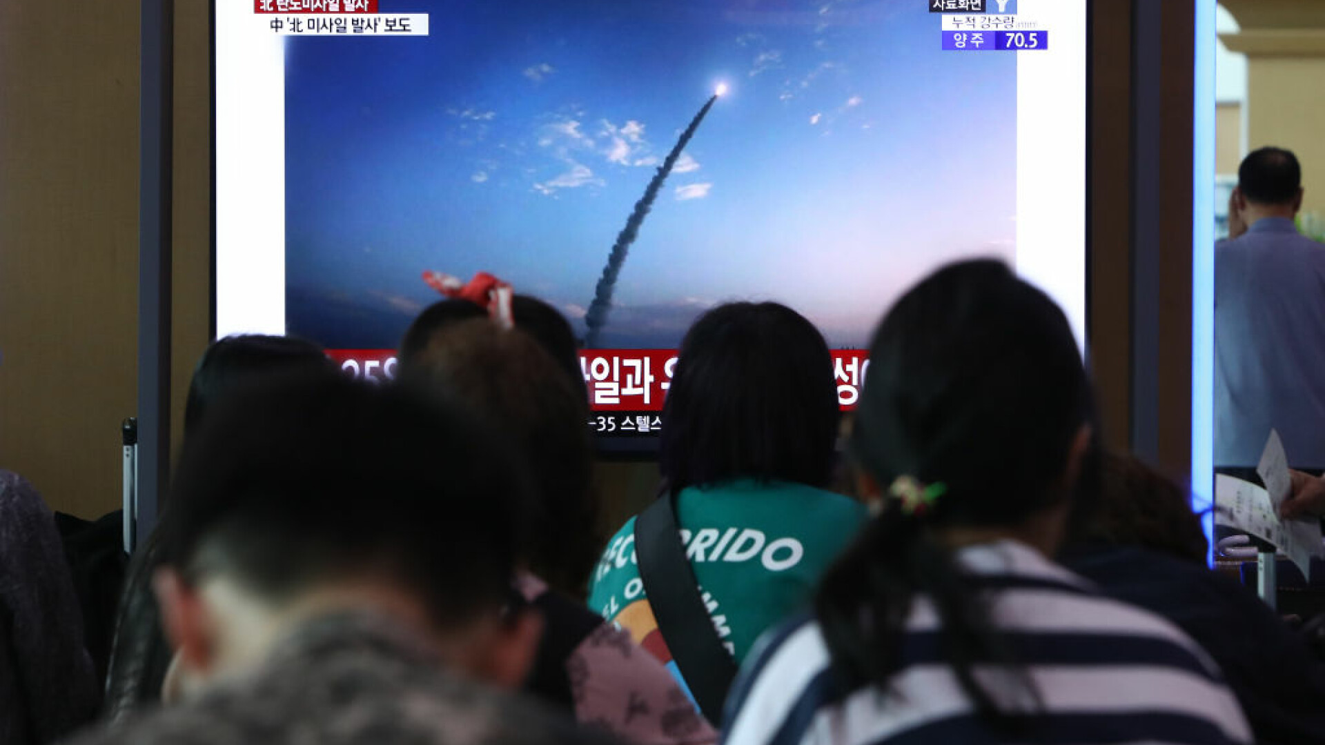 Momentul în care Coreea de Nord lansează din nou rachete balistice