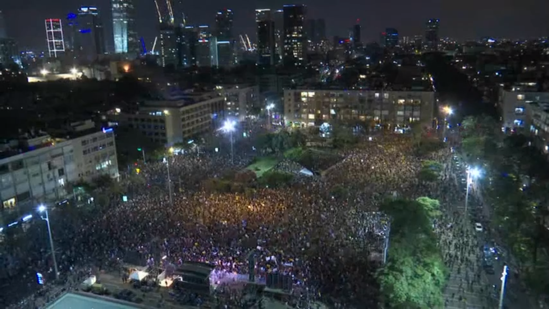 Protest la Tel Aviv