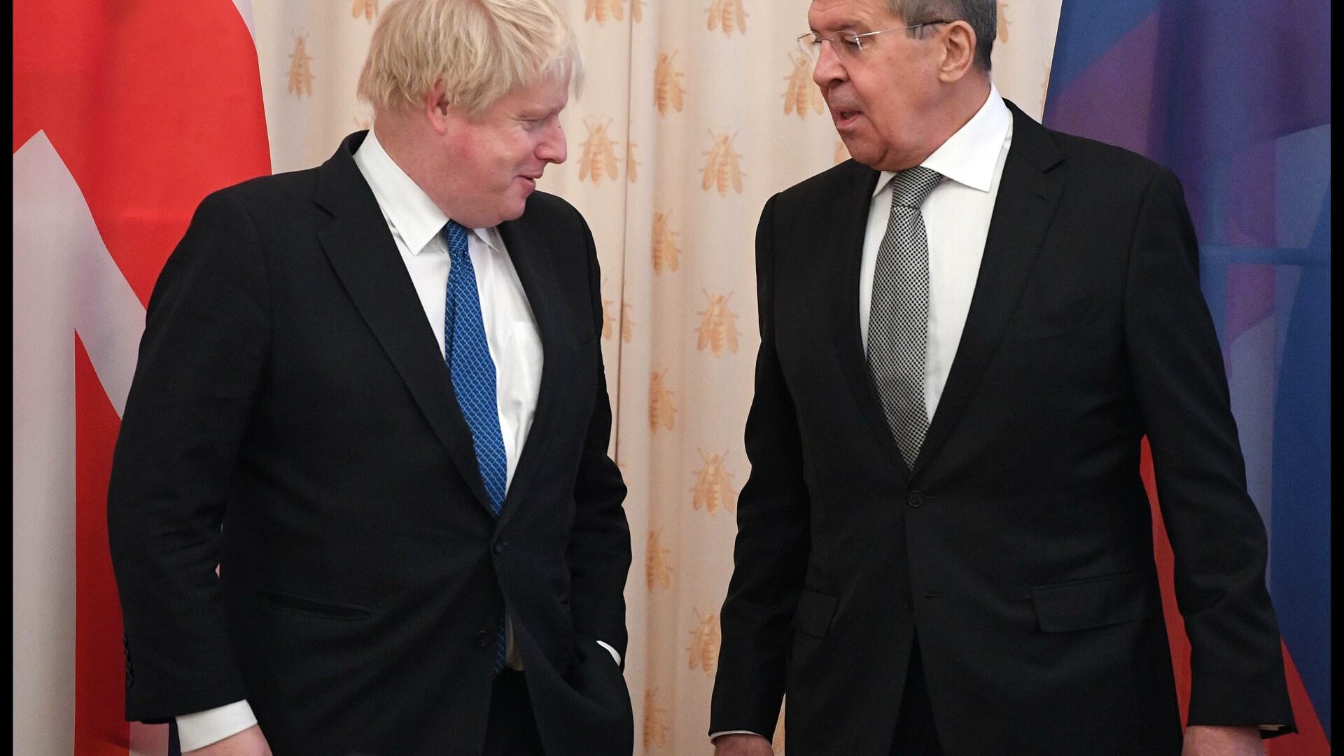 boris johnson, serghei lavrov