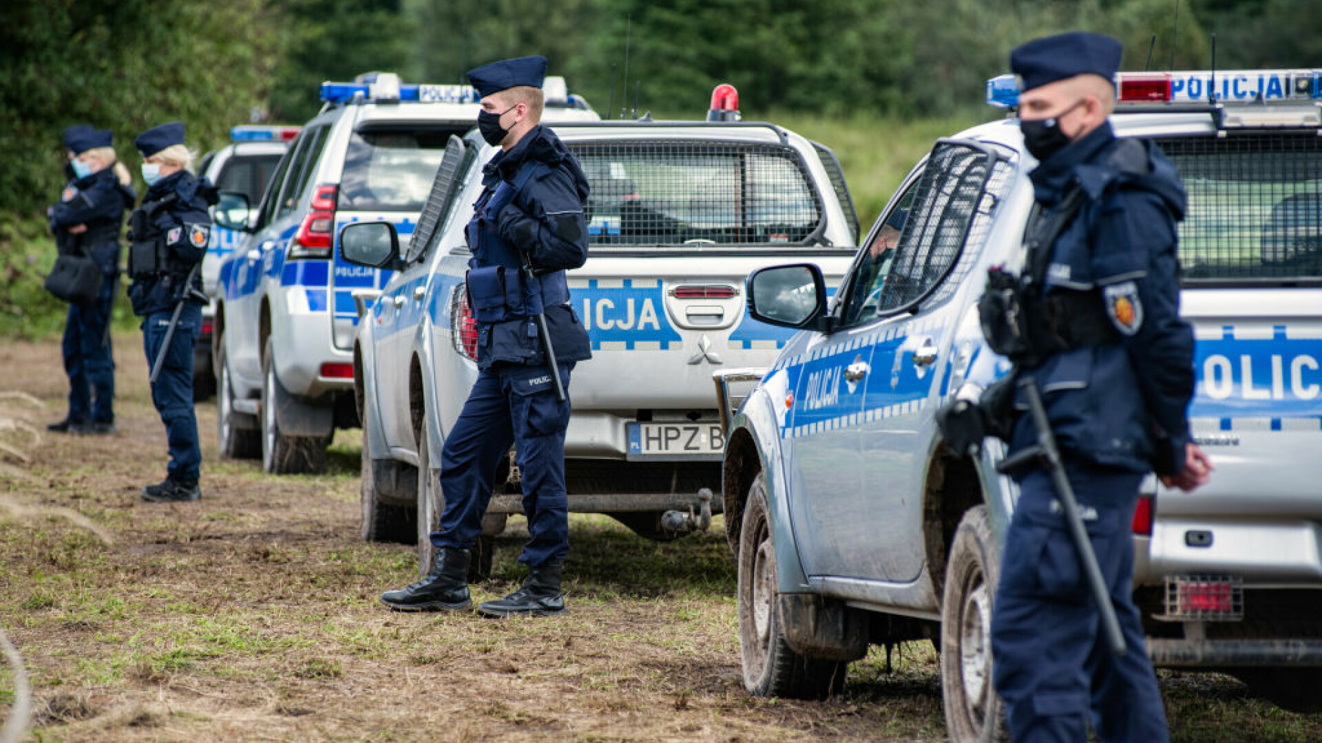 polonia granita, politie polonia