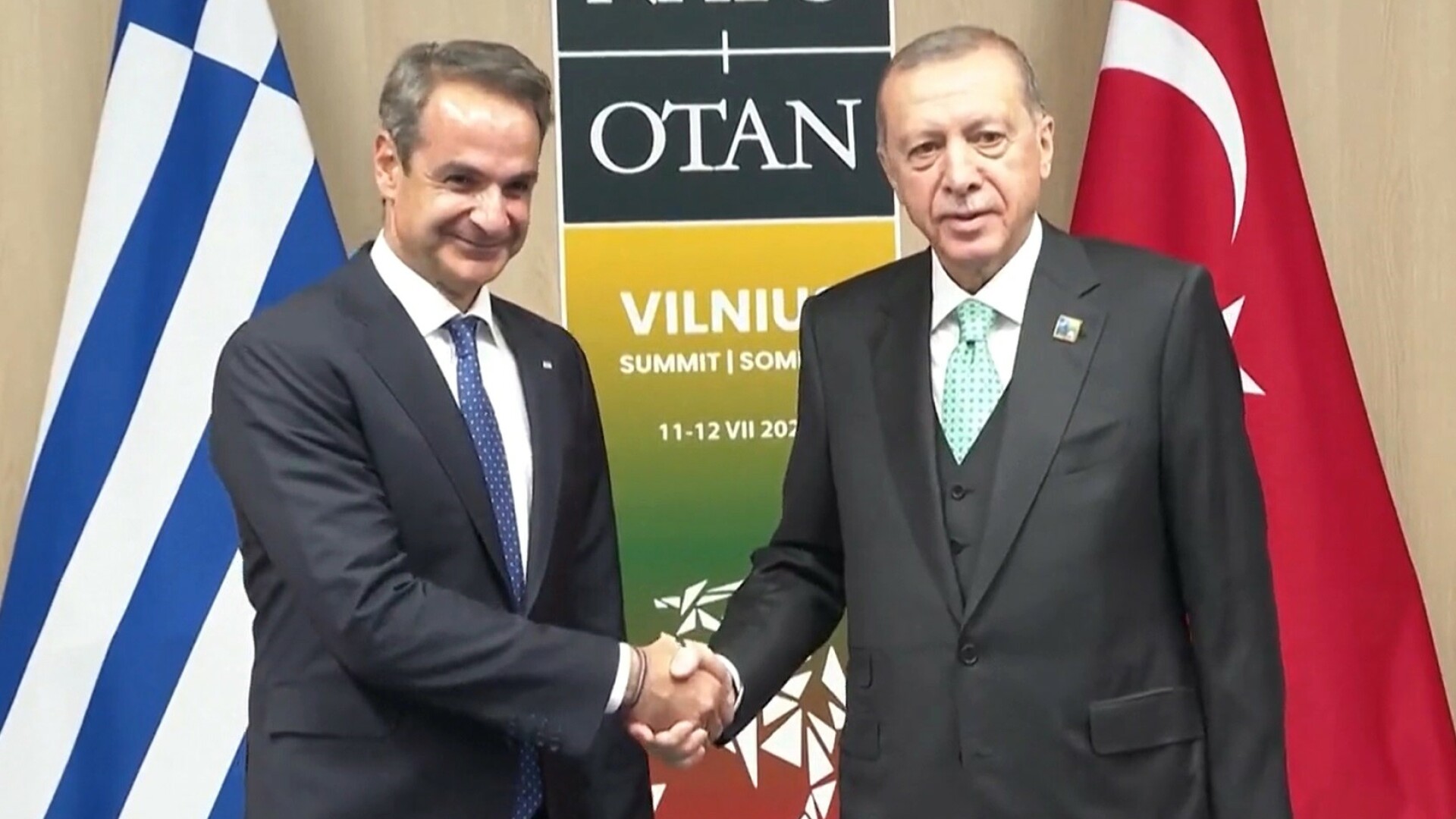 Kyriakos Mitsotakis, Recep Tayyip Erdogan