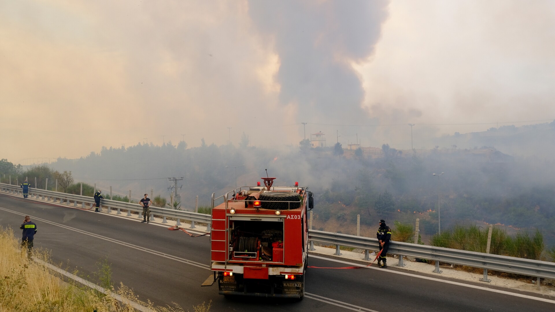 Incendiu de vegetatie grecia