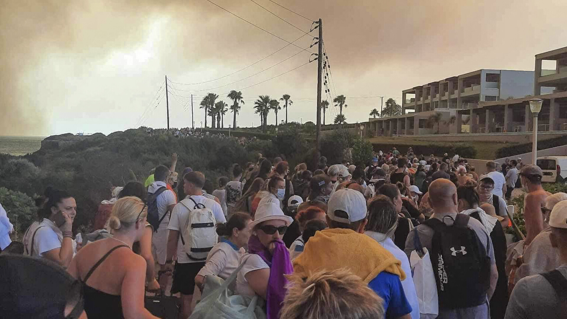 Rodos, Grecia, incendiu