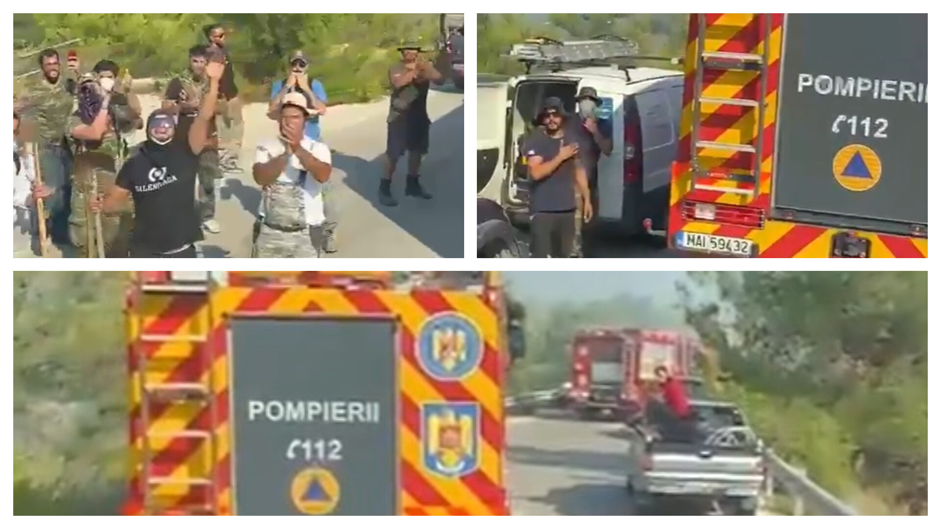 pompieri români în grecia
