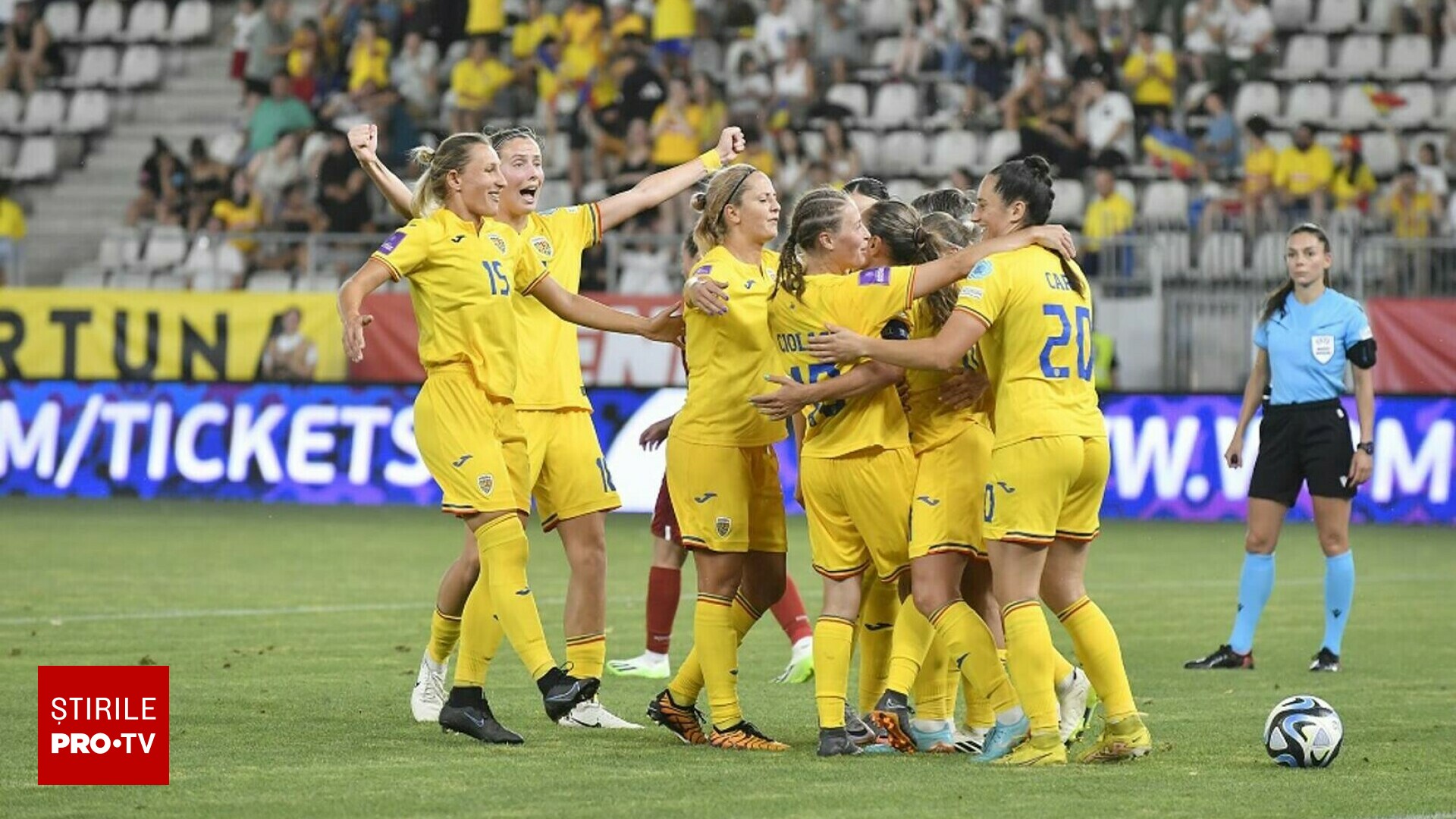 România învinge Armenia cu 3-1 și încheie preliminariile pentru WEURO 2025 cu șase victorii din tot atâtea posibile