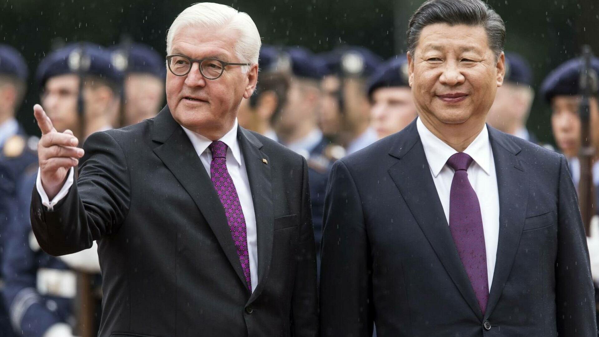 Frank-Walter Steinmeier si Xi Jinping