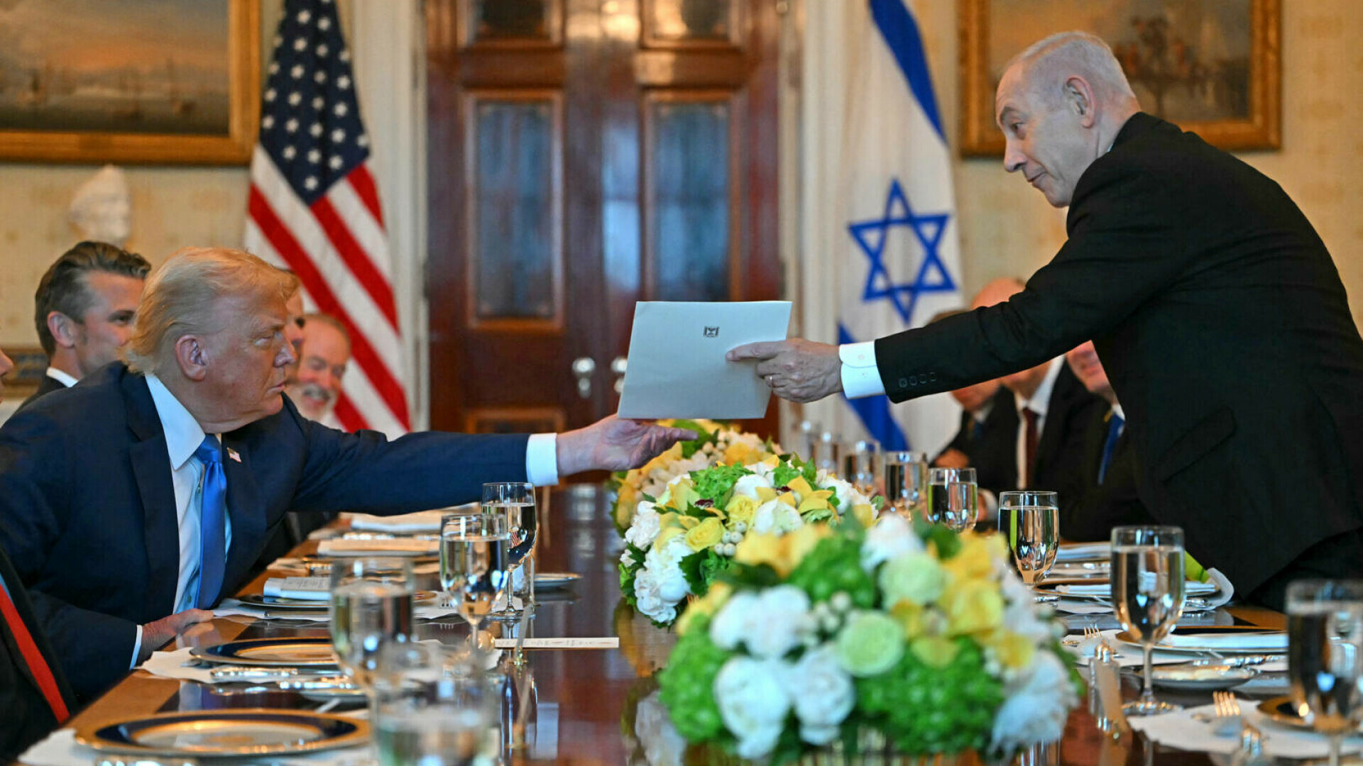 Donald Trump și Benjamin Netanyahu s-au întâlnit din nou la Casa Albă pentru discuţii privind Gaza