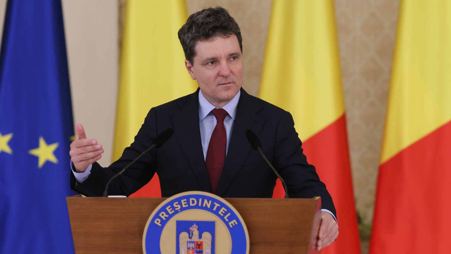 Nicușor Dan, conferință de presă la Palatul Cotroceni, luni, de la ora 10