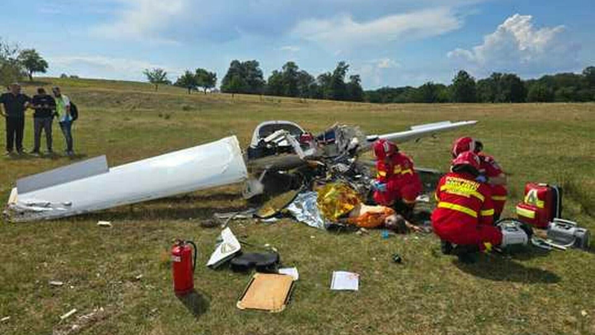 Cum s-a produs tragedia aviatică de la Orăștie. Pilotul mort în impact mai fusese implicat într-un accident, în 2018