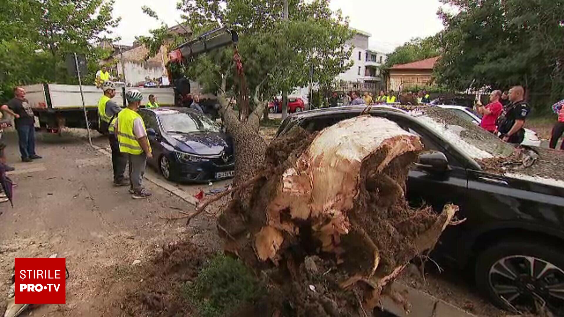 Vijelia a f&#259;cut pr&#259;p&#259;d &icirc;n Bucure&#537;ti &#537;i Ilfov. O femeie a murit dup&#259; ce resturile unui acoperi&#537; au c&#259;zut peste casa sa
