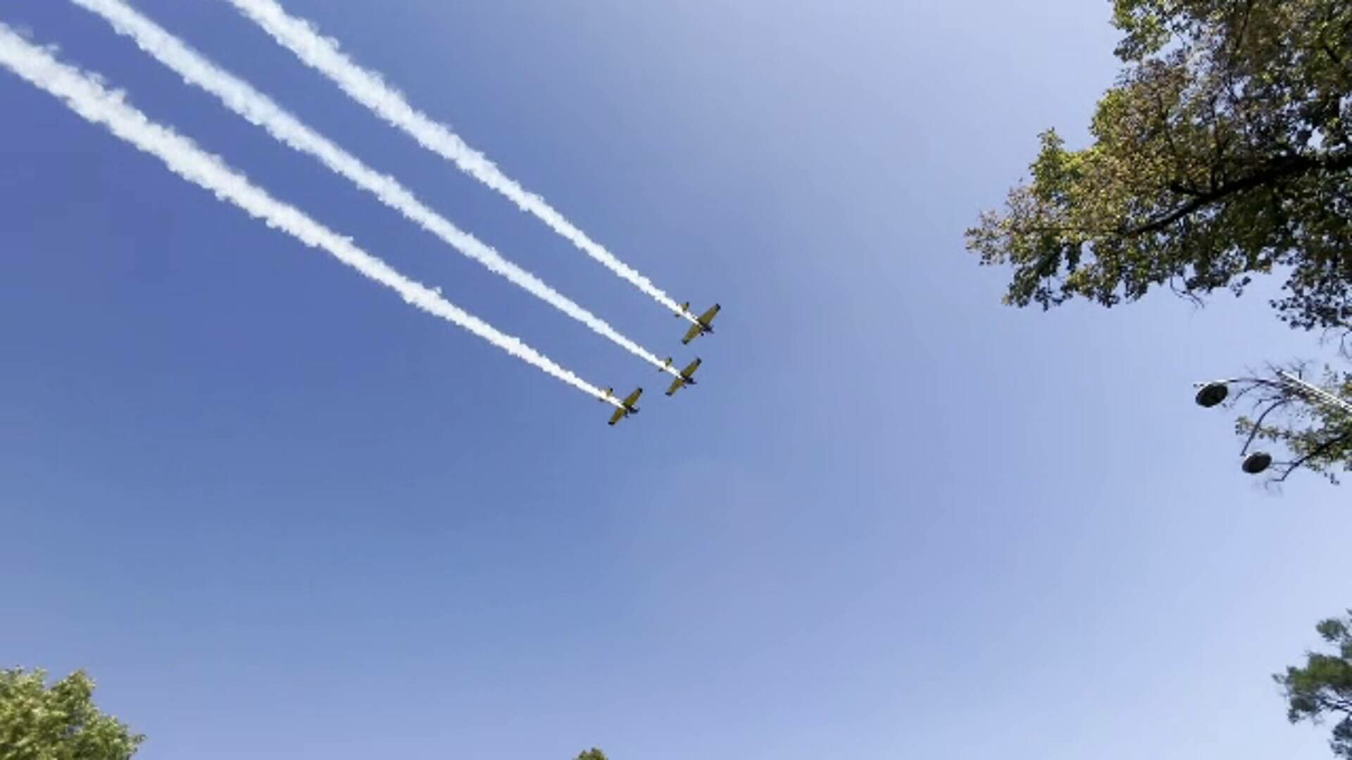 Mii de oameni au urmărit spectacolul aerian din București de Ziua Aviației. Avioanele de luptă au fost atracția principală