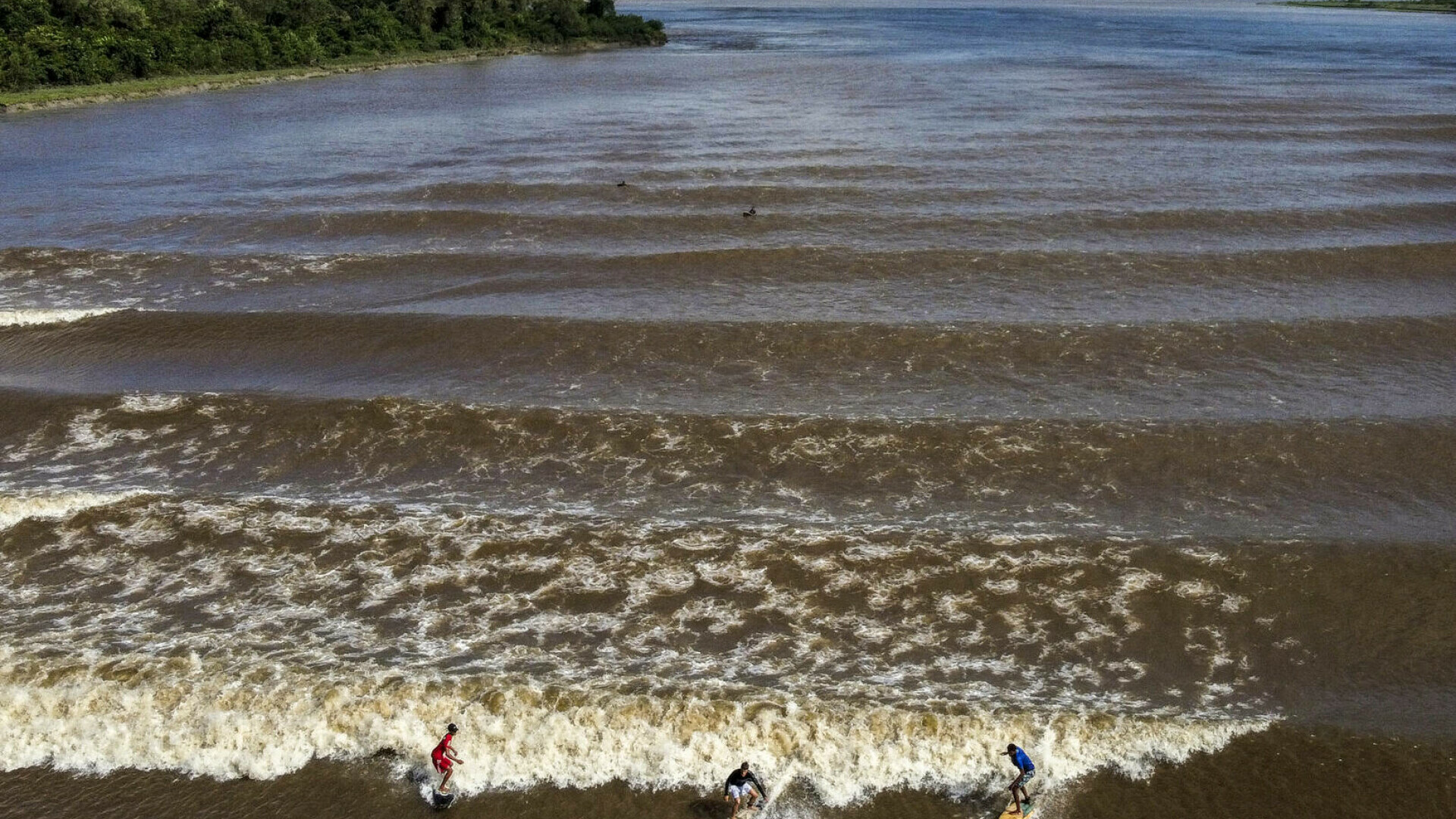 Un jurnalist din Brazilia, aflat în apă pentru un reportaj în direct, a călcat pe cadavrul unei fete dispărute