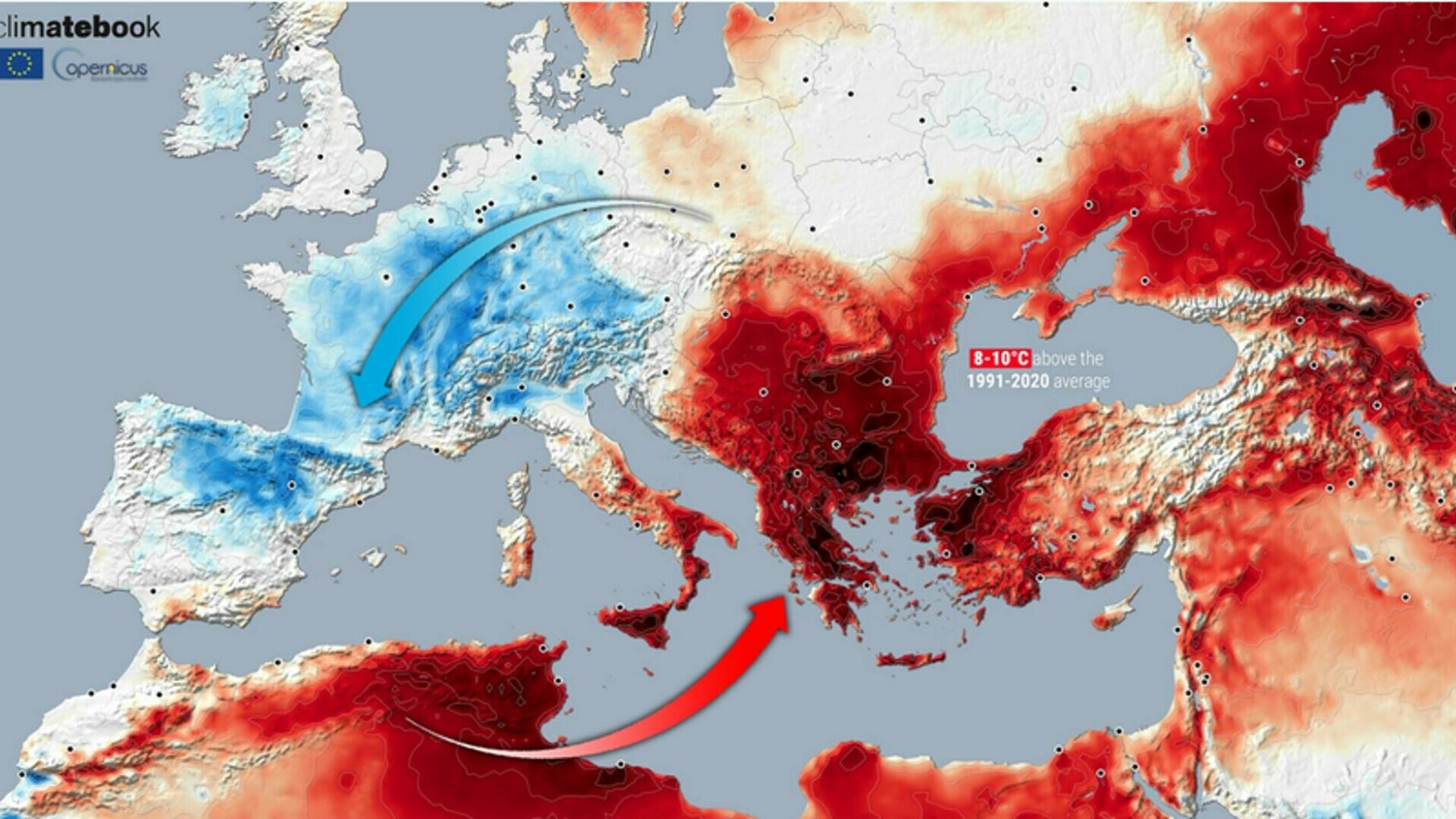 Ce este „cupola de foc” care menține temperaturile în România la aproximativ 40 de grade. Explicația meteorologilor