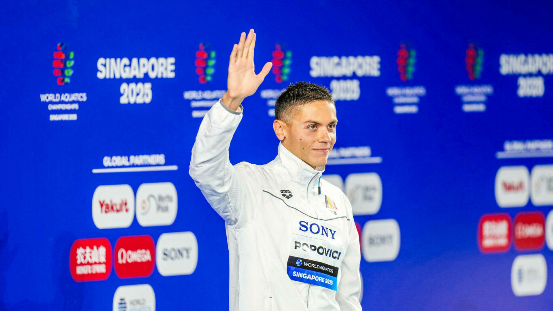 David Popovici, în semifinale la 100 metri liber la Mondialele de la Singapore, cu cel mai bun timp din serie