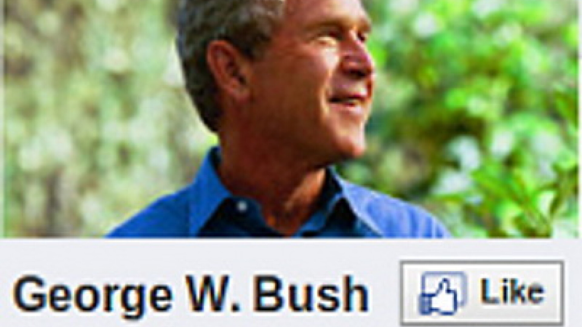 George Bush Facebook