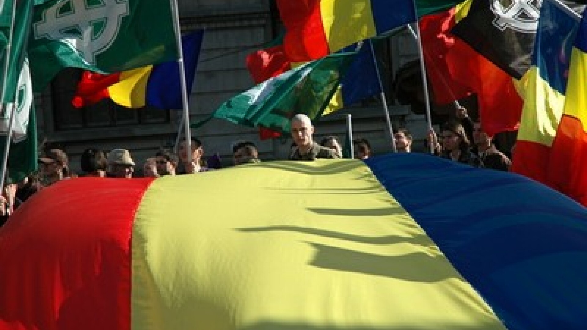 Protest al organizatiei Noua Dreapta fata de intemeierea Tinutului Secuiesc in 2008