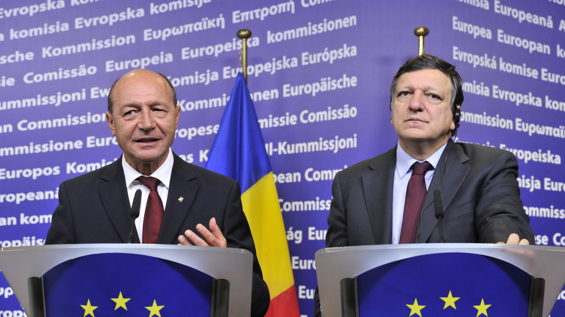 Jose Manuel Barroso si Traian Basescu