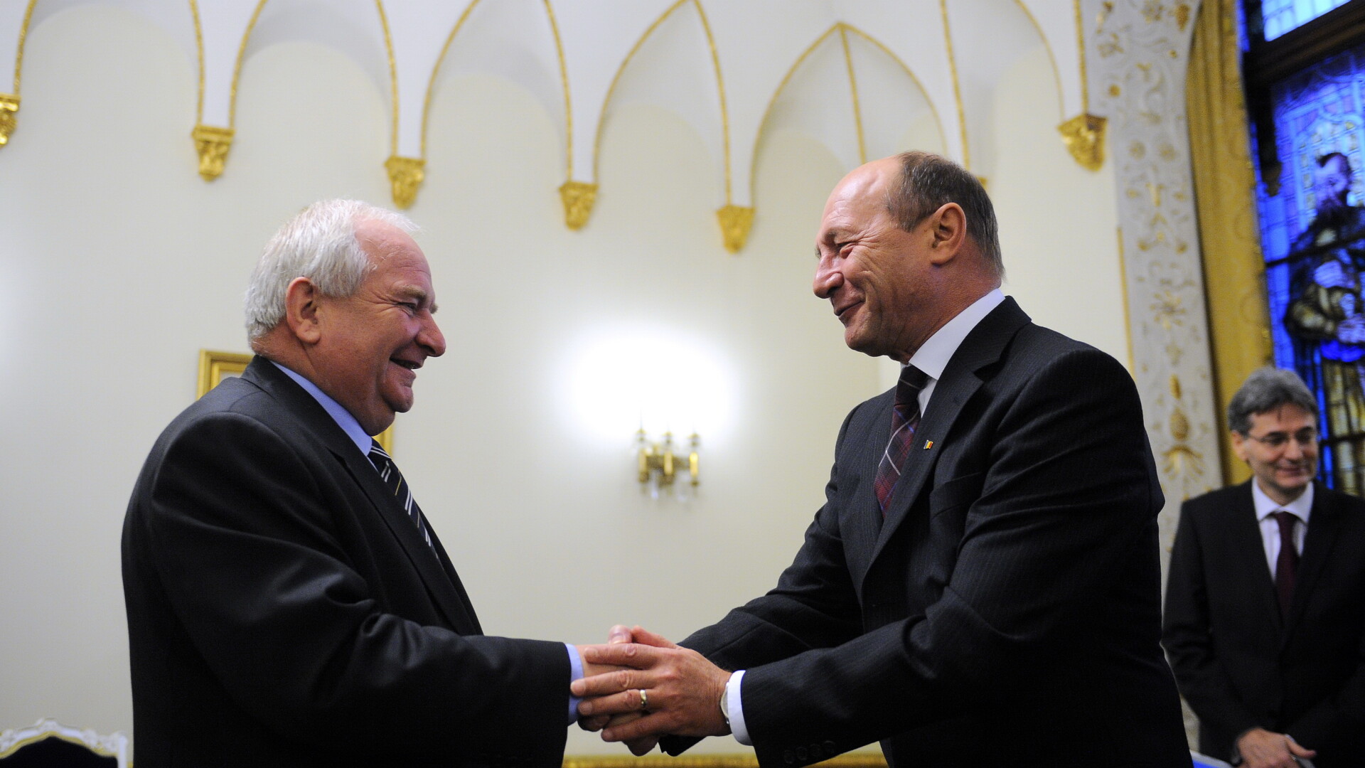 Joseph Daul si Traiaan Basescu