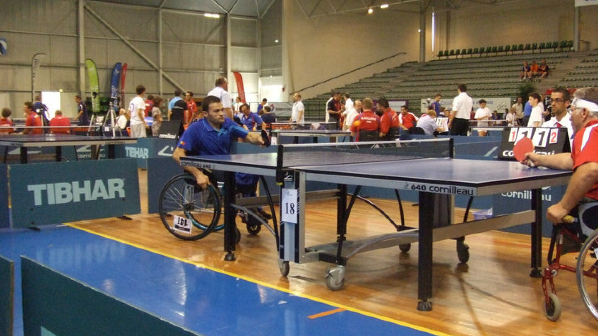 Sportivii cu dizabilitati participa la cea mai importanta competitie de tenis de masa a anului